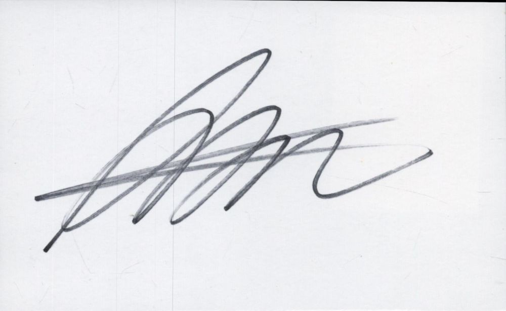 Lot 137: Ross Barkley signed White Card Approx. 5x3 Inch....