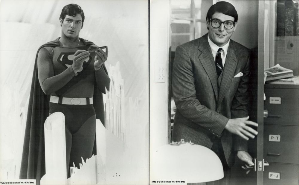 Lot 139: Christopher D'Olier Reeve Unsigned 2 x Black and...