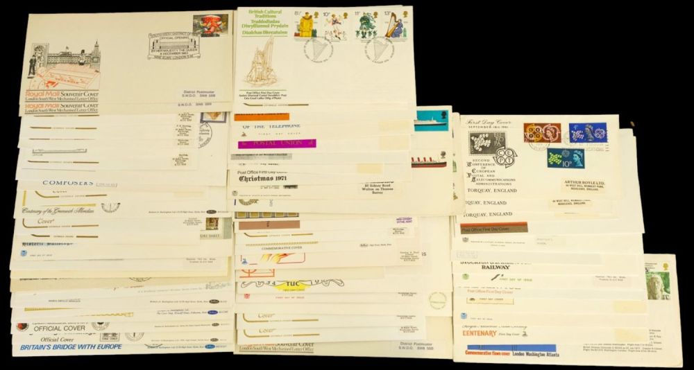 Lot 232: FDC and Commemorative Cover Collection of approx 60...