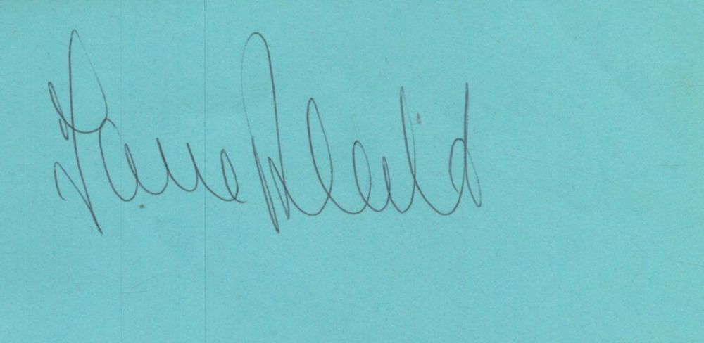 Lot 341: Brian Tiler signed 5x3inch blue card with Wikipedia...