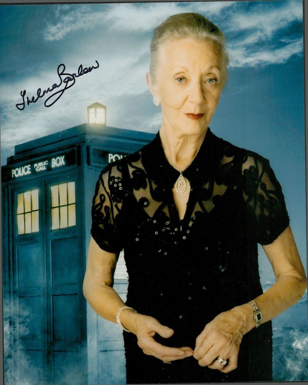 Lot 355: Space 1999 actor Melita Clarke signed 10 x...