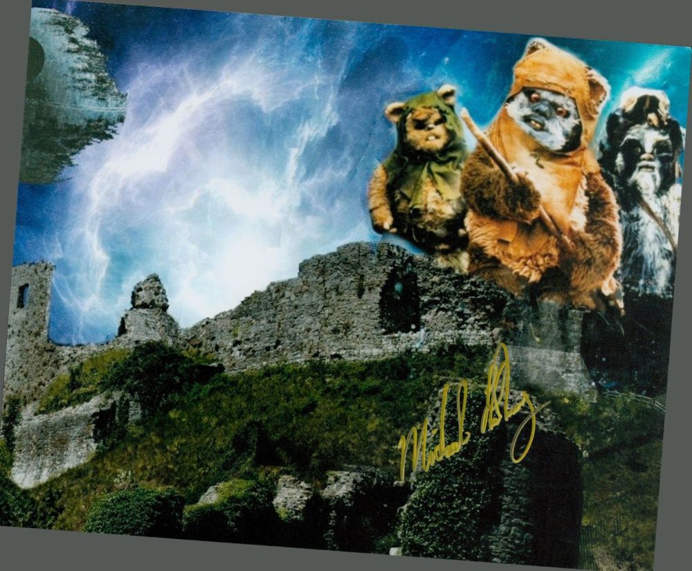 Lot 365: Ewok Michael Henbury signed 10 x 8 inch...