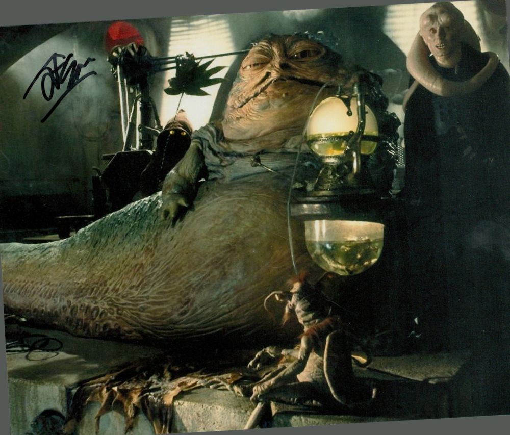 Lot 367: John Coppinger signed 10 x 8 inch Jabba...