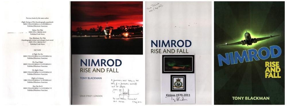 Lot 381: Nimrod Rise and Fall Hardback signed hard back...