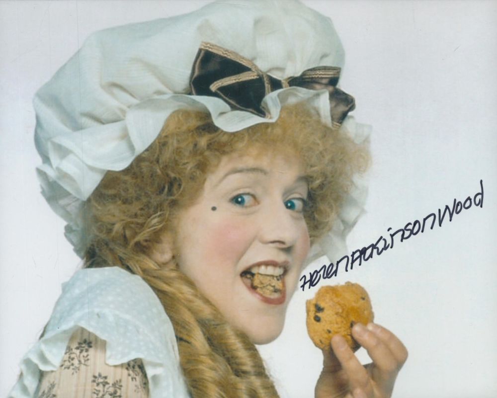 Lot 416: Blackadder Helen Atkinson Wood Mrs Miggins actor signed...