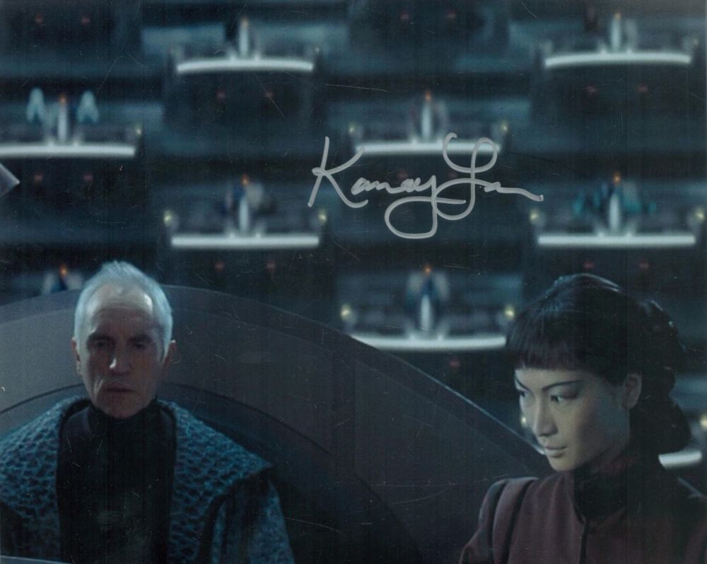 Lot 418: Star Wars Kama Lau actor signed 10 x...