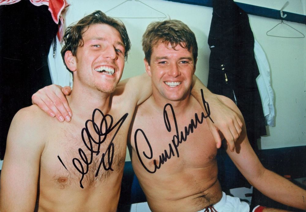 Lot 459: Football Man Utd Players Gary Pallister and Lee...