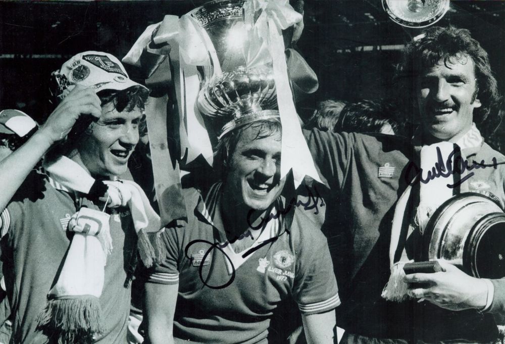 Lot 460: Football Man Utd Players Alec Stepney and Jimmy...