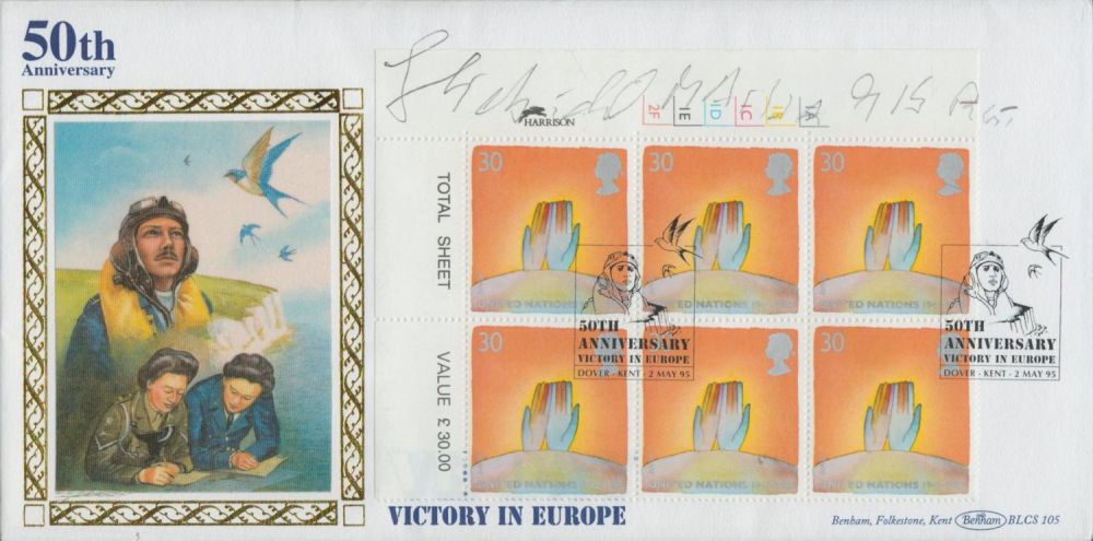 Lot 476: WW2 Bomber command veteran unknown signed rare 1995,...