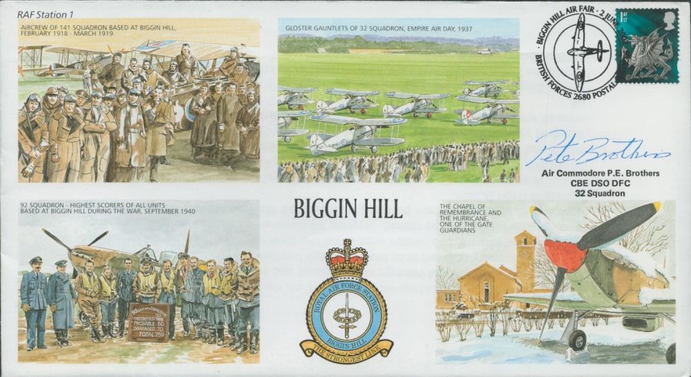 Lot 478: WW2 Battle of Britain fighter ace Air Cdre...