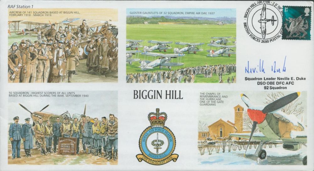 Lot 479: WW2 Battle of Britain fighter ace Sqn Ldr...
