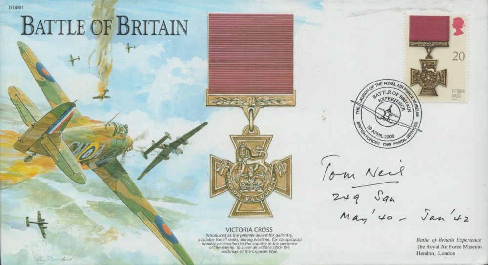 Lot 485: WW2 Battle of Britain fighter ace Tom Neil...