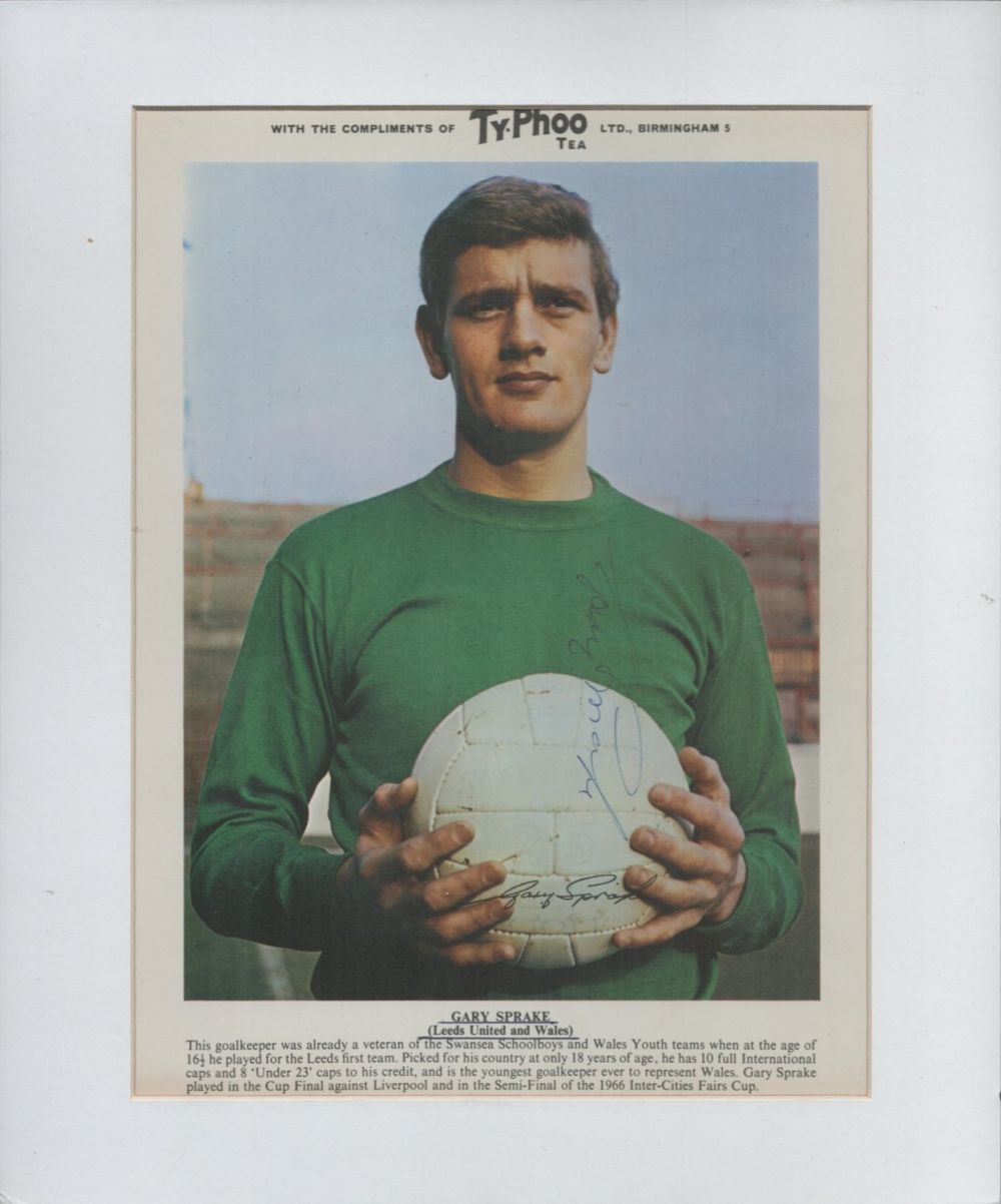 Lot 502: Gary Spake signed 10x12 inch mounted colour promo...