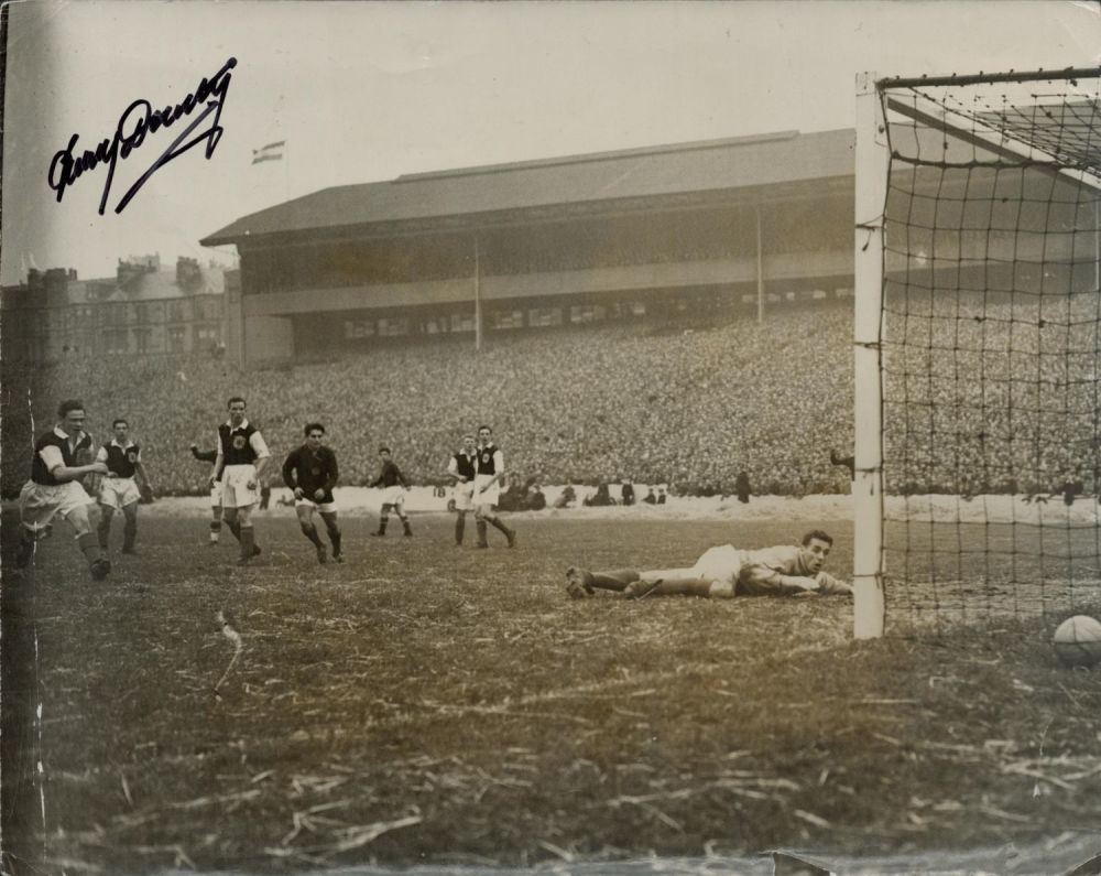 Lot 554: Tommy Docherty signed Black and White Photo. 10...