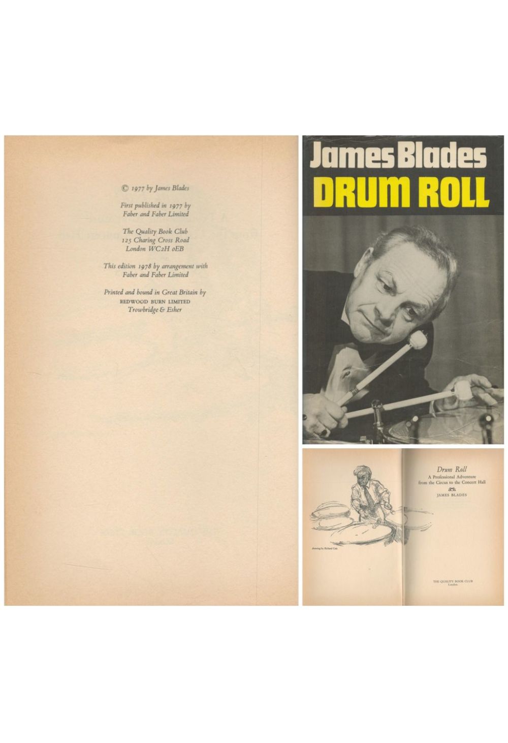 Lot 575: Drum Roll by James Blades 1978 Second Edition...