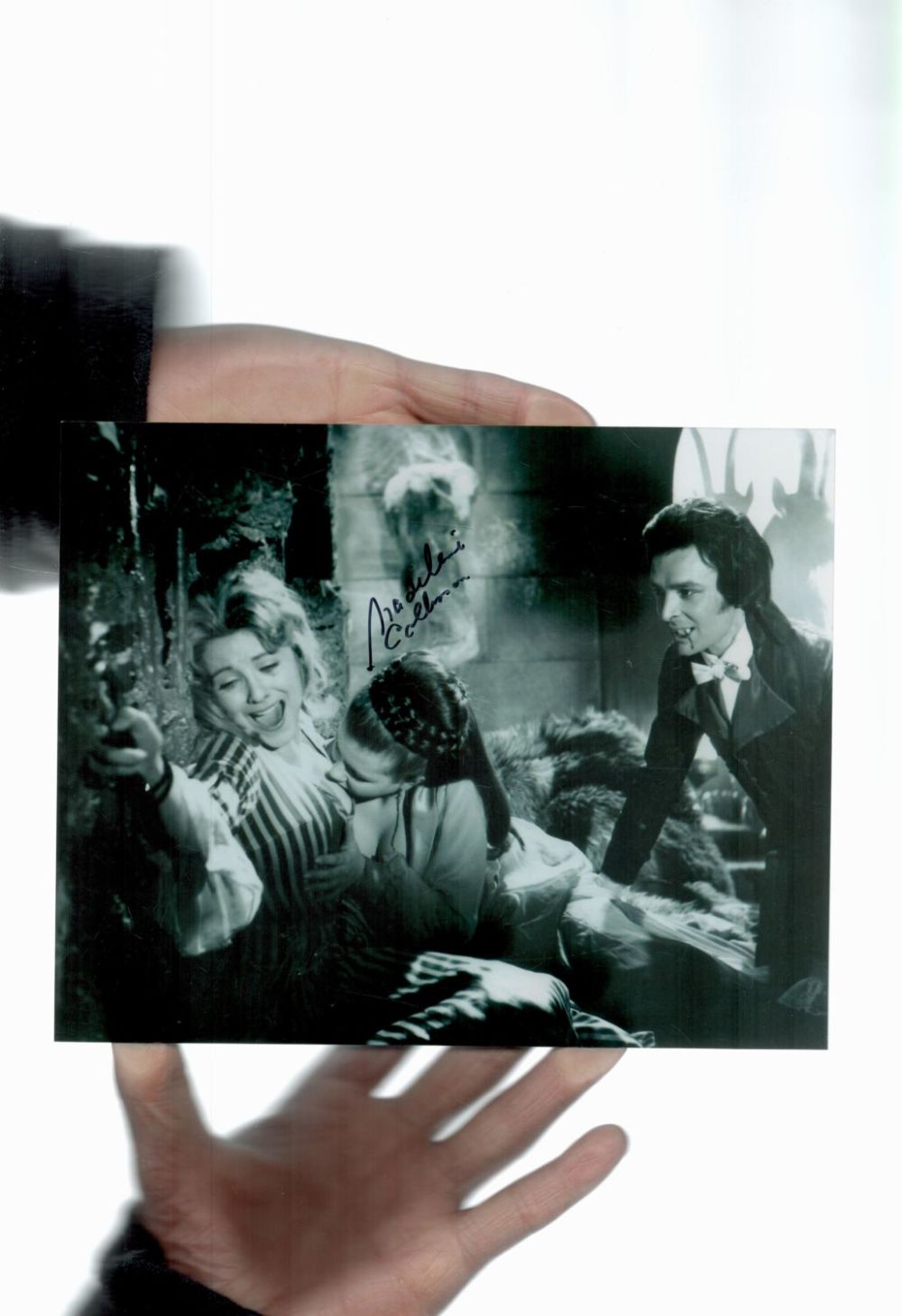 Lot 599: Madeleine Collinson signed black and white photo, from...