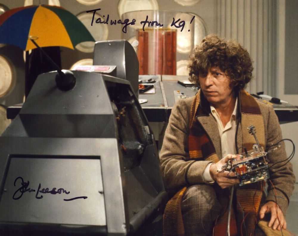 Lot 685: Doctor Who 8x10 photo signed by actor John...