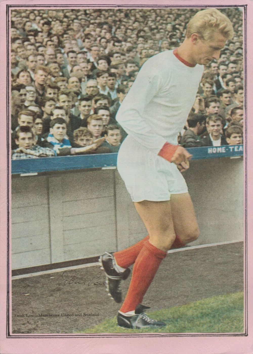 Lot 720: Denis Law, CBE signed Magazine cut out mixed...