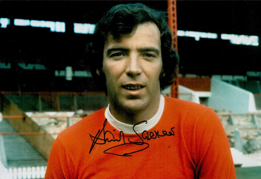 Lot 761: Football David Sadler signed 12x8 Manchester United vintage...