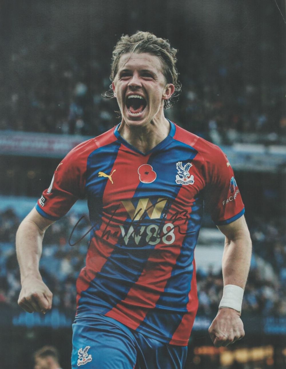 Lot 778: Conor Gallagher signed 14x11 inch colour print. Good...