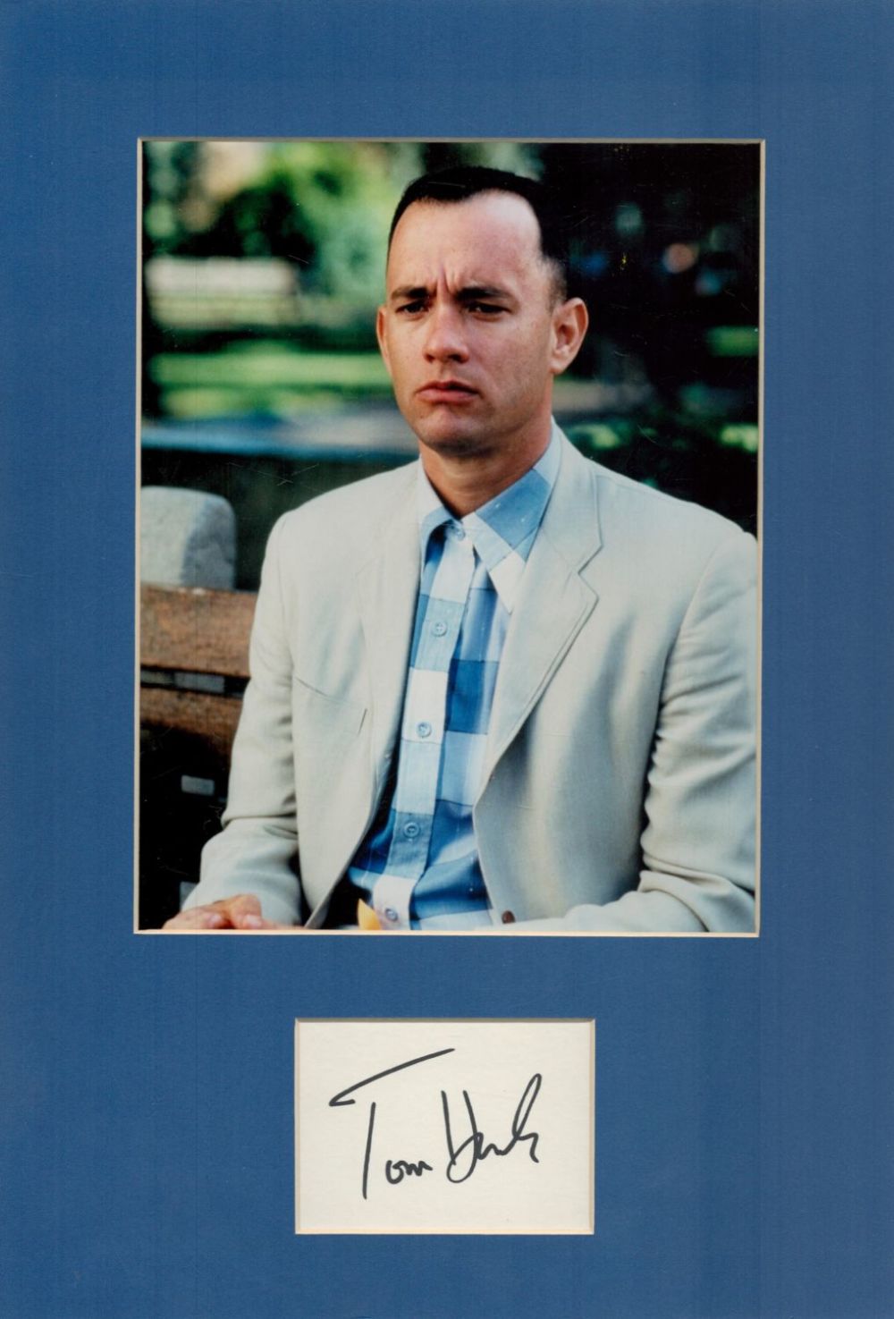 Lot 140: Tom Hanks signed 16x11 inch colour mount. Good...