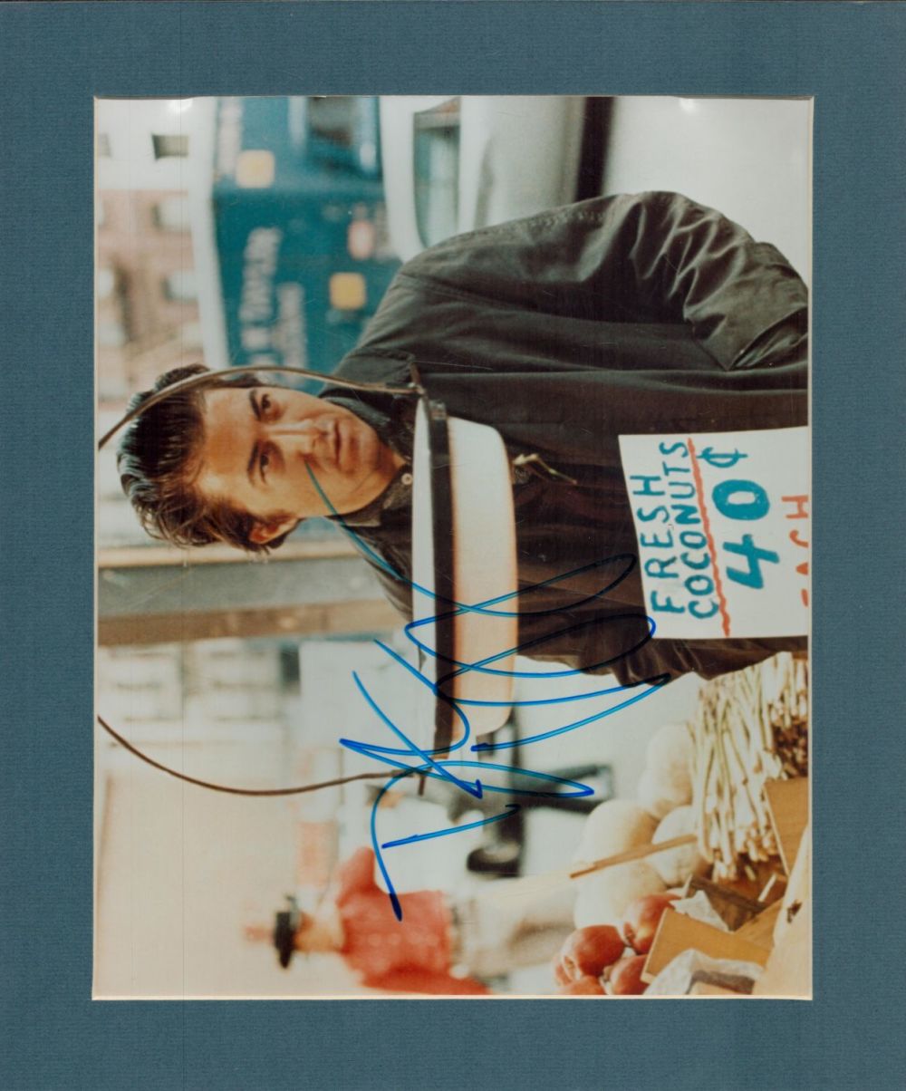 Lot 145: Dustin Hoffman signed 10x12 colour mount from Midnight...