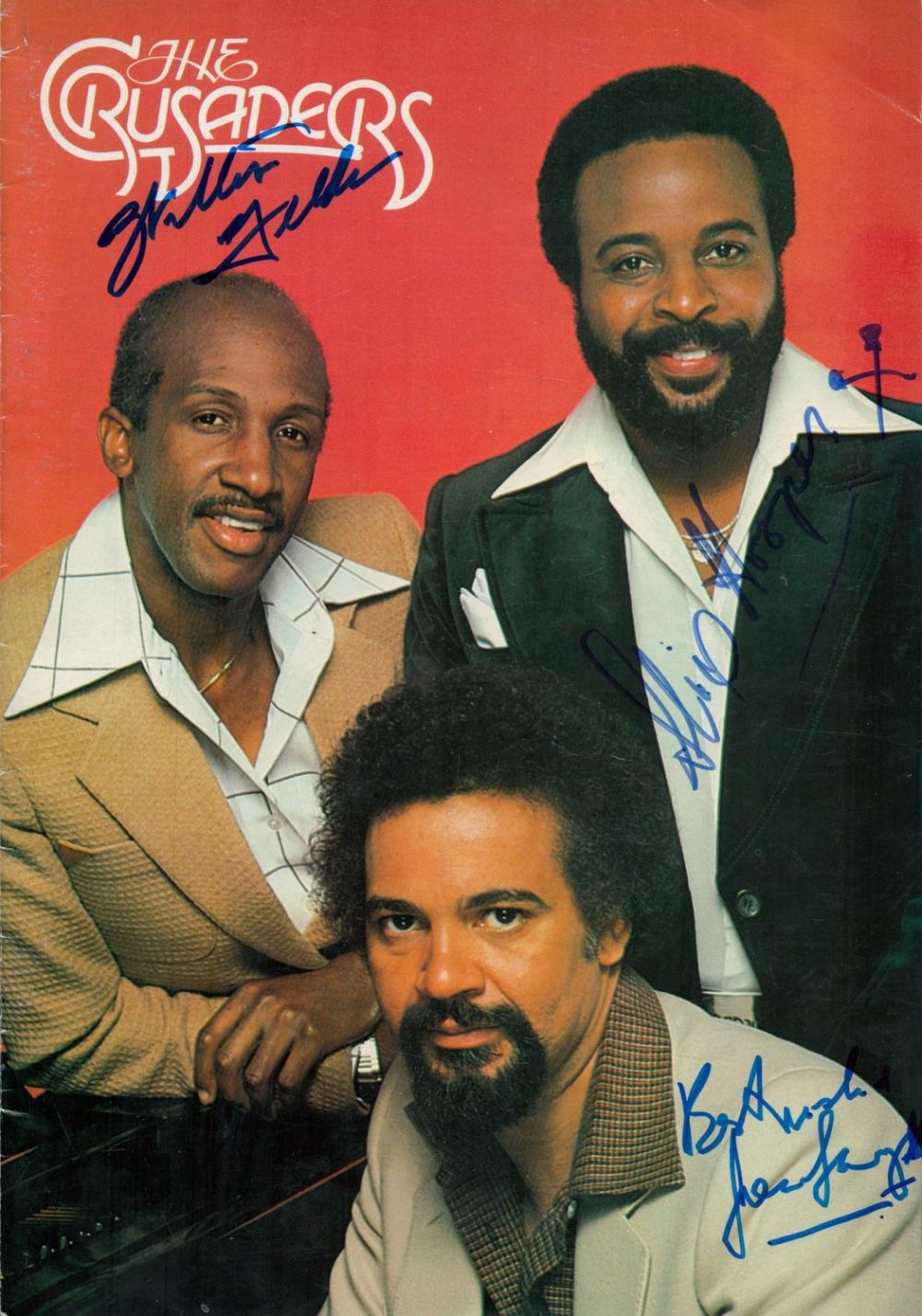 Lot 225: Randy Crawford and The Crusaders multi signed brochure...