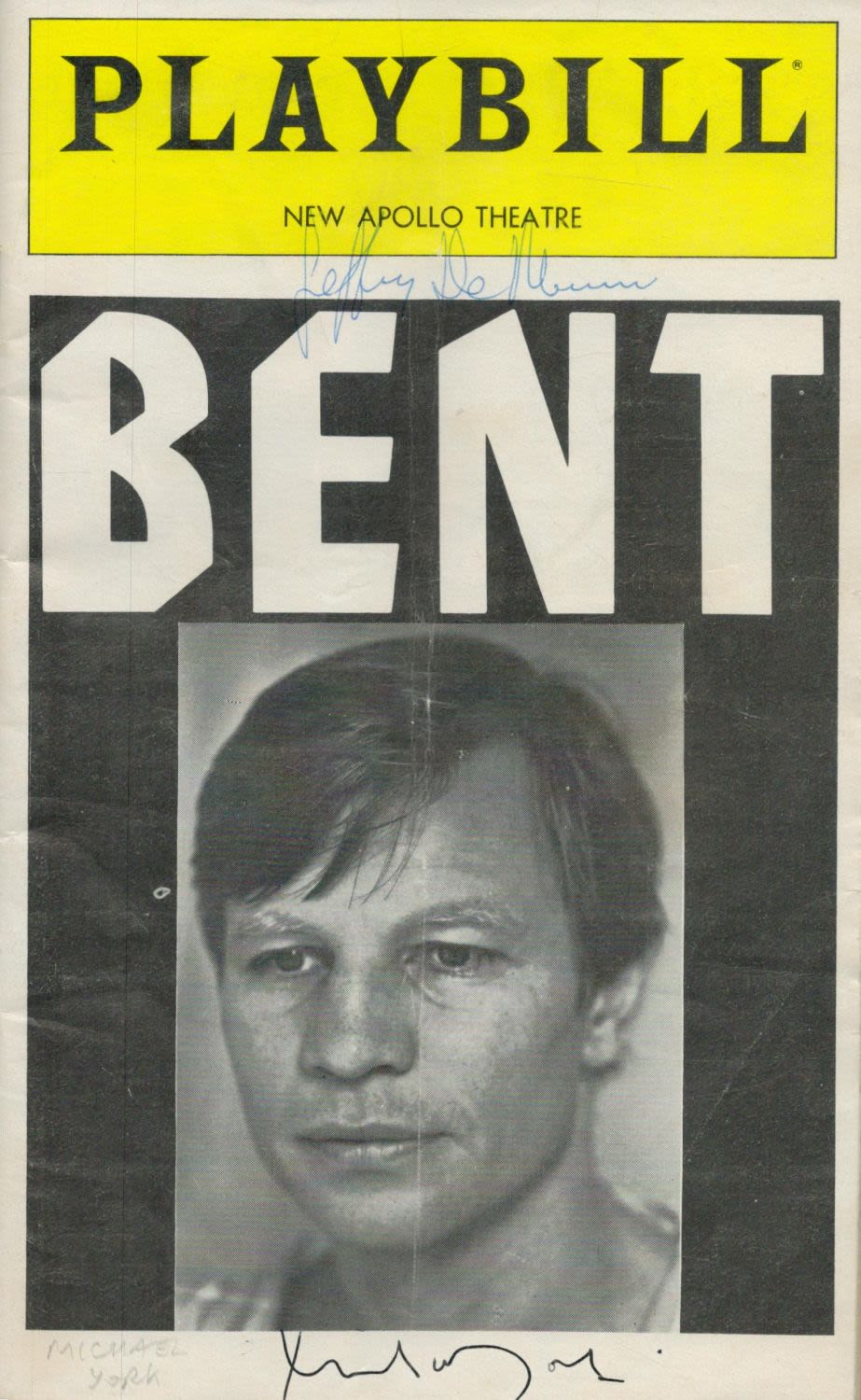 Lot 272: Micheal York and Jeffrey De Munn signed vintage...