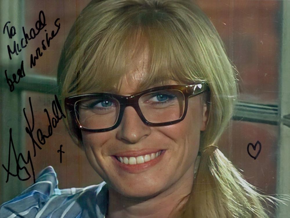 Lot 279: Suzy Kendall signed 8x6 inch colour photo dedicated....