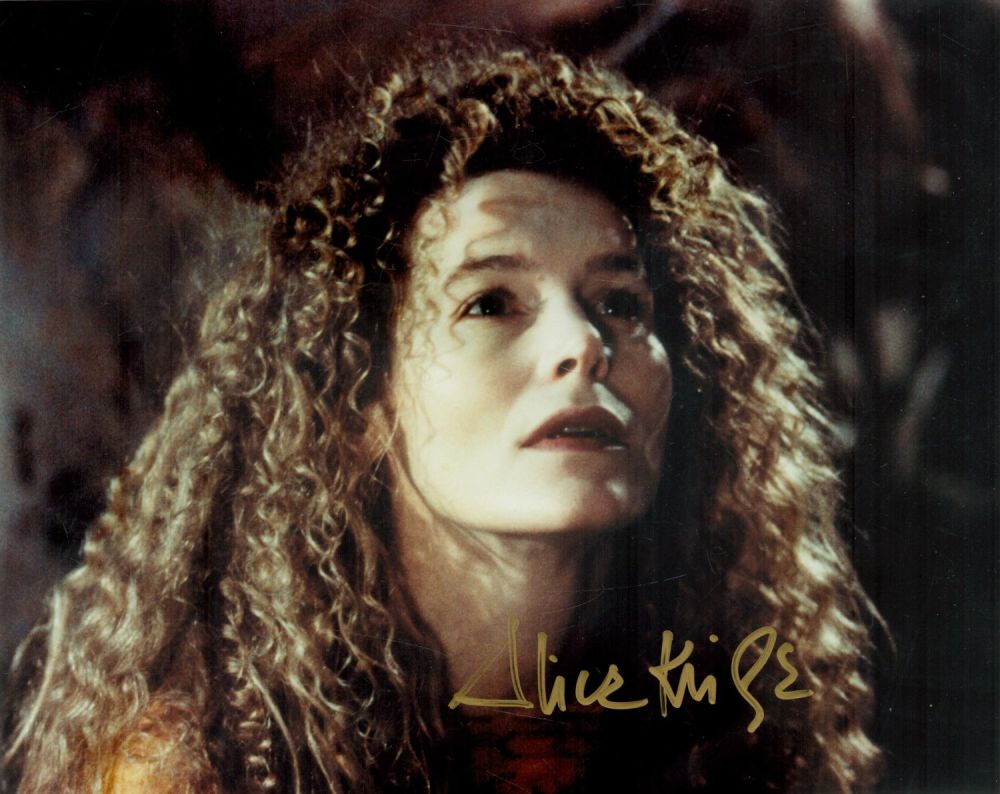 Lot 297: Alice Krige signed 10x8 inch colour photo. Good...