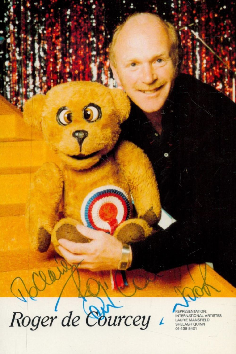 Lot 182: Roger De Courcey signed 6x4 inch colour promo...