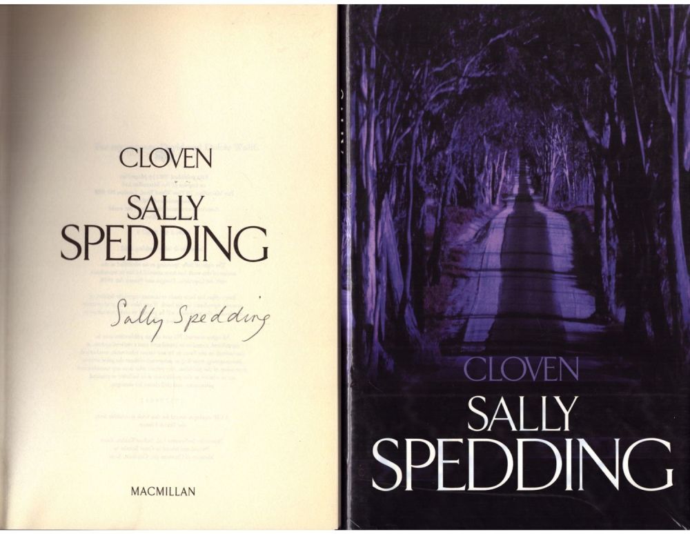 Lot 188: Cloven by Sally Spedding signed by author. Published...