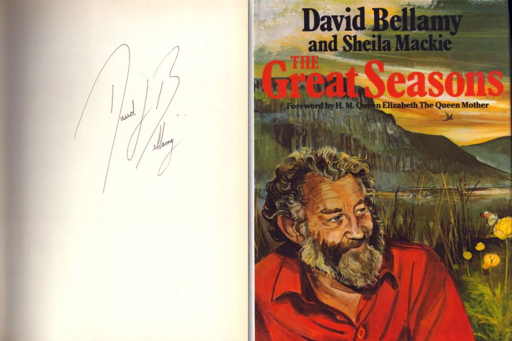 Lot 195: David Bellamy signed The Great Seasons with Sheila...