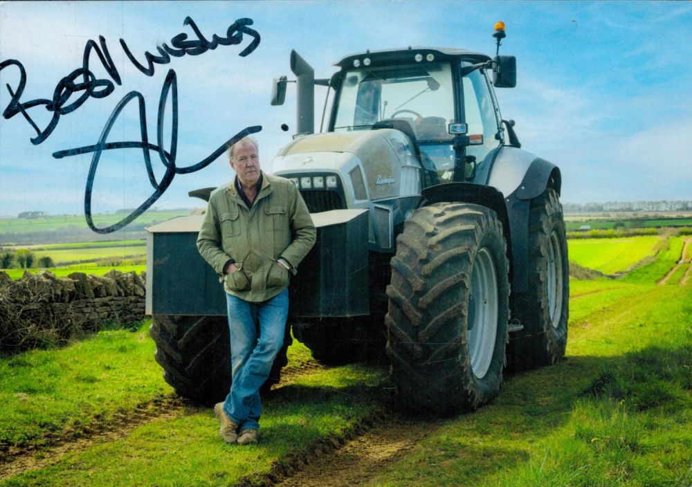 Lot 197: Jeremy Clarkson signed 8x6 inch approx colour photo....