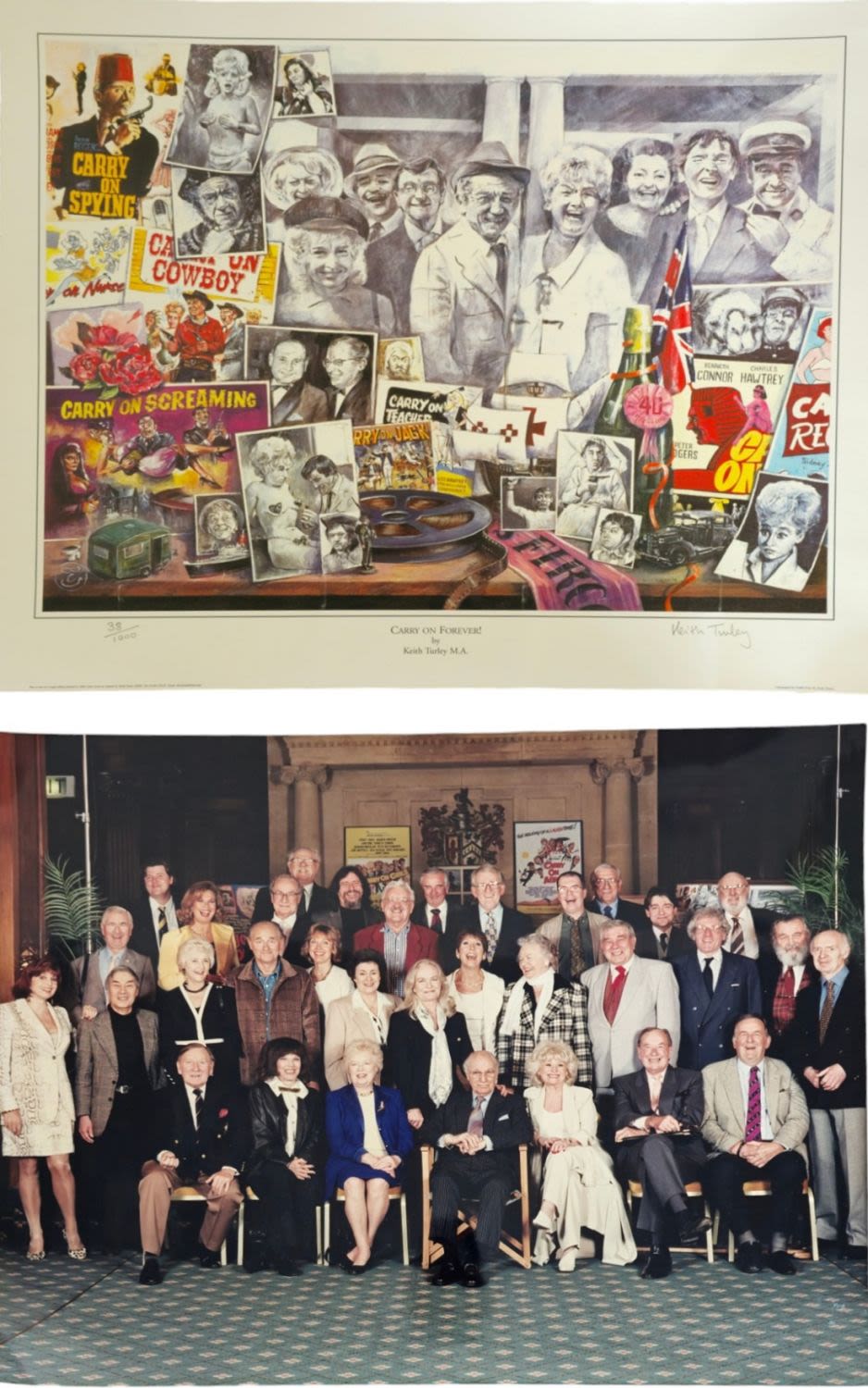 Lot 222: Carry on Forever! Print by Keith Turley signed...