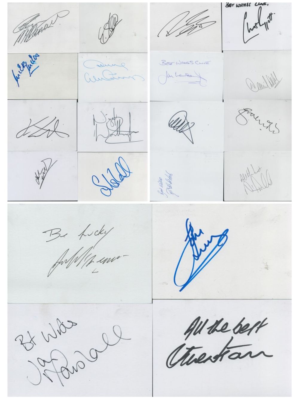 Lot 229: FOOTBALLER Collection of 20 x Football Player signed...