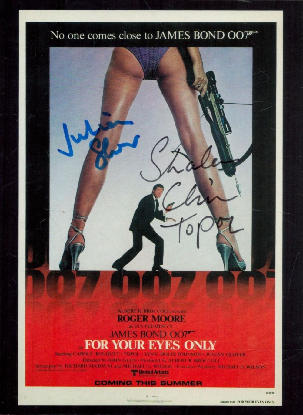Lot 231: Chaim Topol and Julian Glover signed For Your...