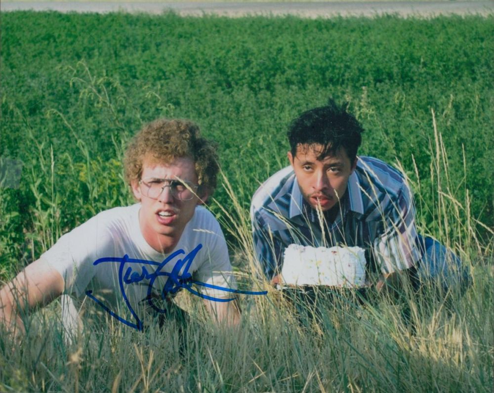 Lot 242: Jon Heder signed 10x8 inch colour photo. Good...