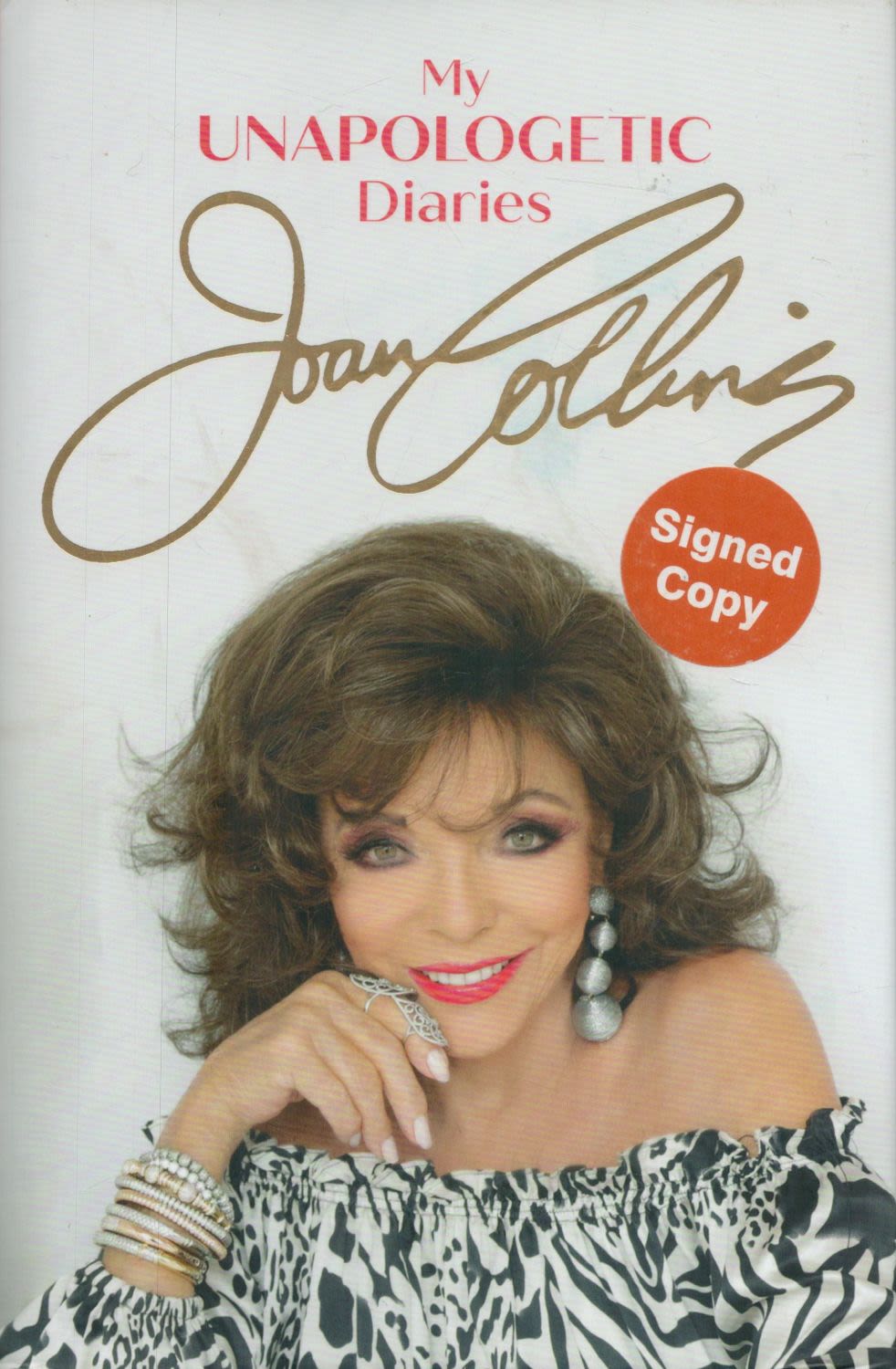 Lot 296: Joan Collins signed Joan Collins My Unapologetic Diaries...