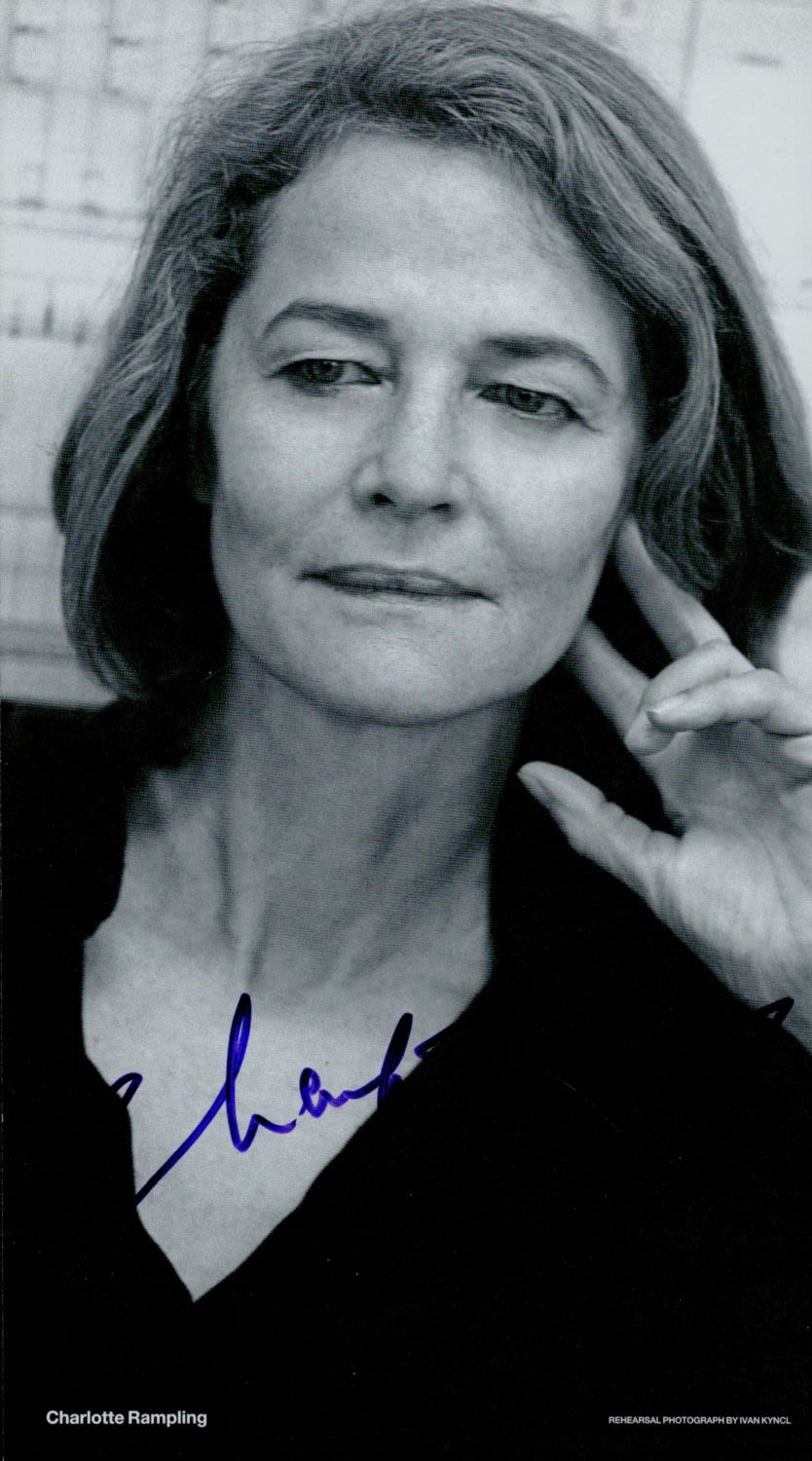 Lot 300: Charlotte Ramling, OBE signed Black and White Magazine...
