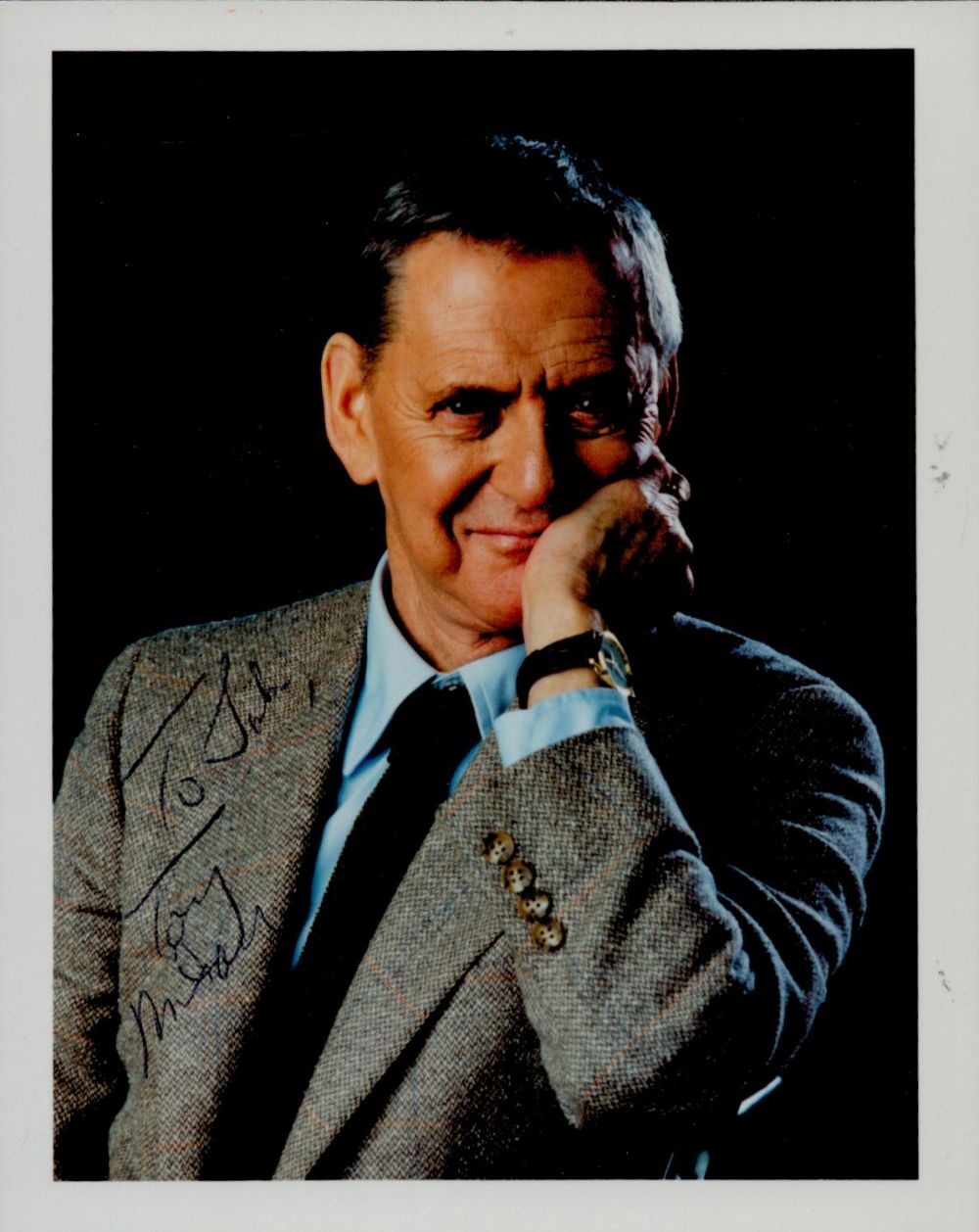 Lot 317: Tony Randall signed Colour Photo 5x4 Inch. Was...