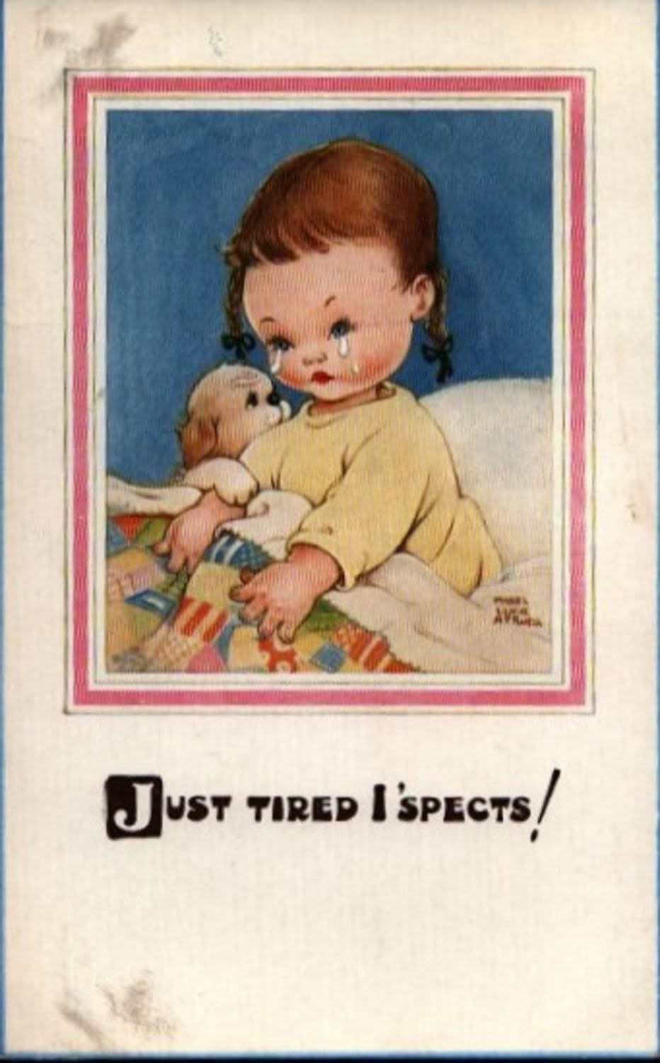Lot 52: Peter Cushing (1913-1994) vintage Mabel Lucie Attwell colour...