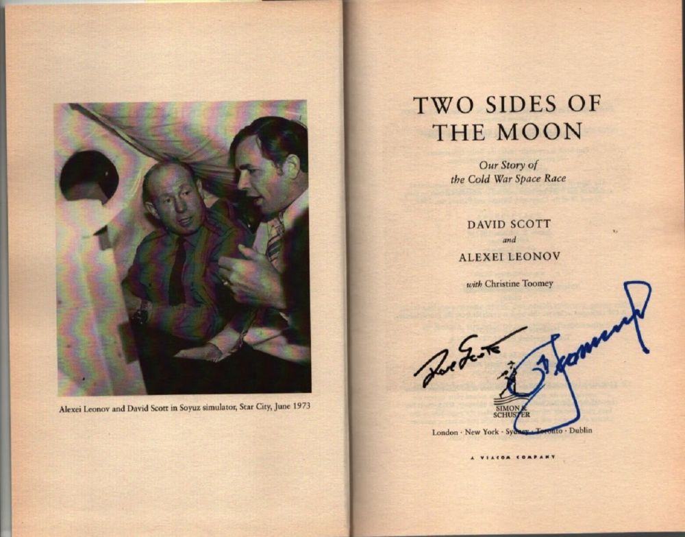 Lot 54: David Scott and Alexei Leonov - 'Two Sides...
