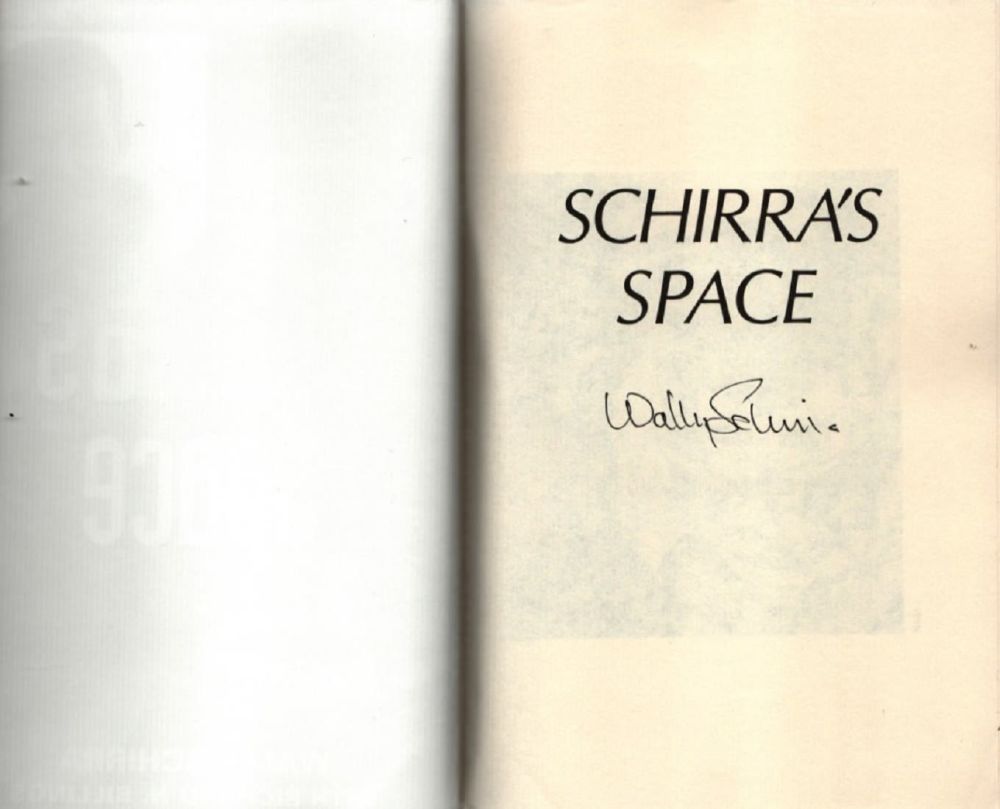 Lot 56: Walter Schirra - 'Schirra's Space' (autobiography) US paperback...