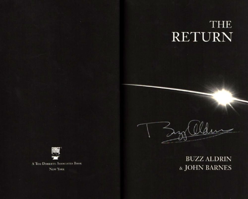 Lot 64: Buzz Aldrin - 'The Return, a novel of...