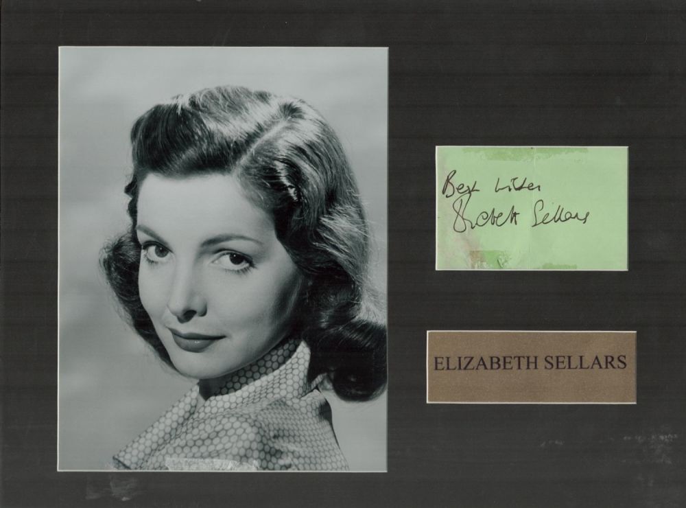 Lot 92: Elizabeth Sellars 16x12 inch mounted signature piece includes...