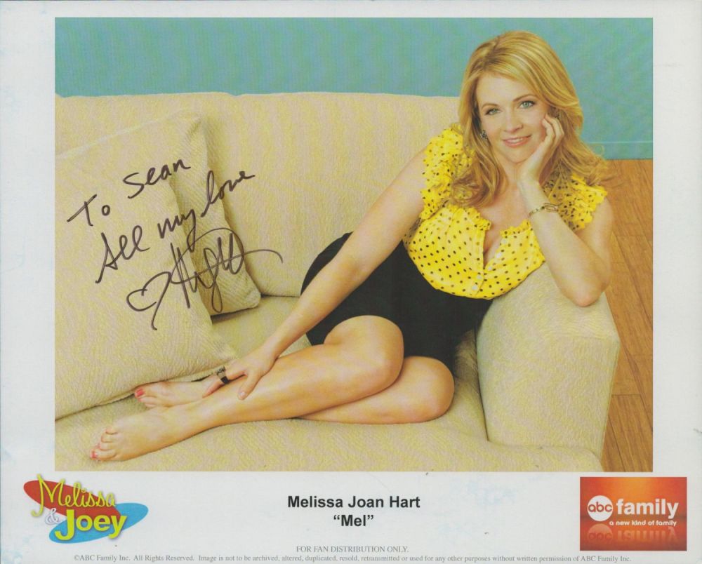 Lot 171: Melissa Joan Hart signed 10x8 inch colour promo...