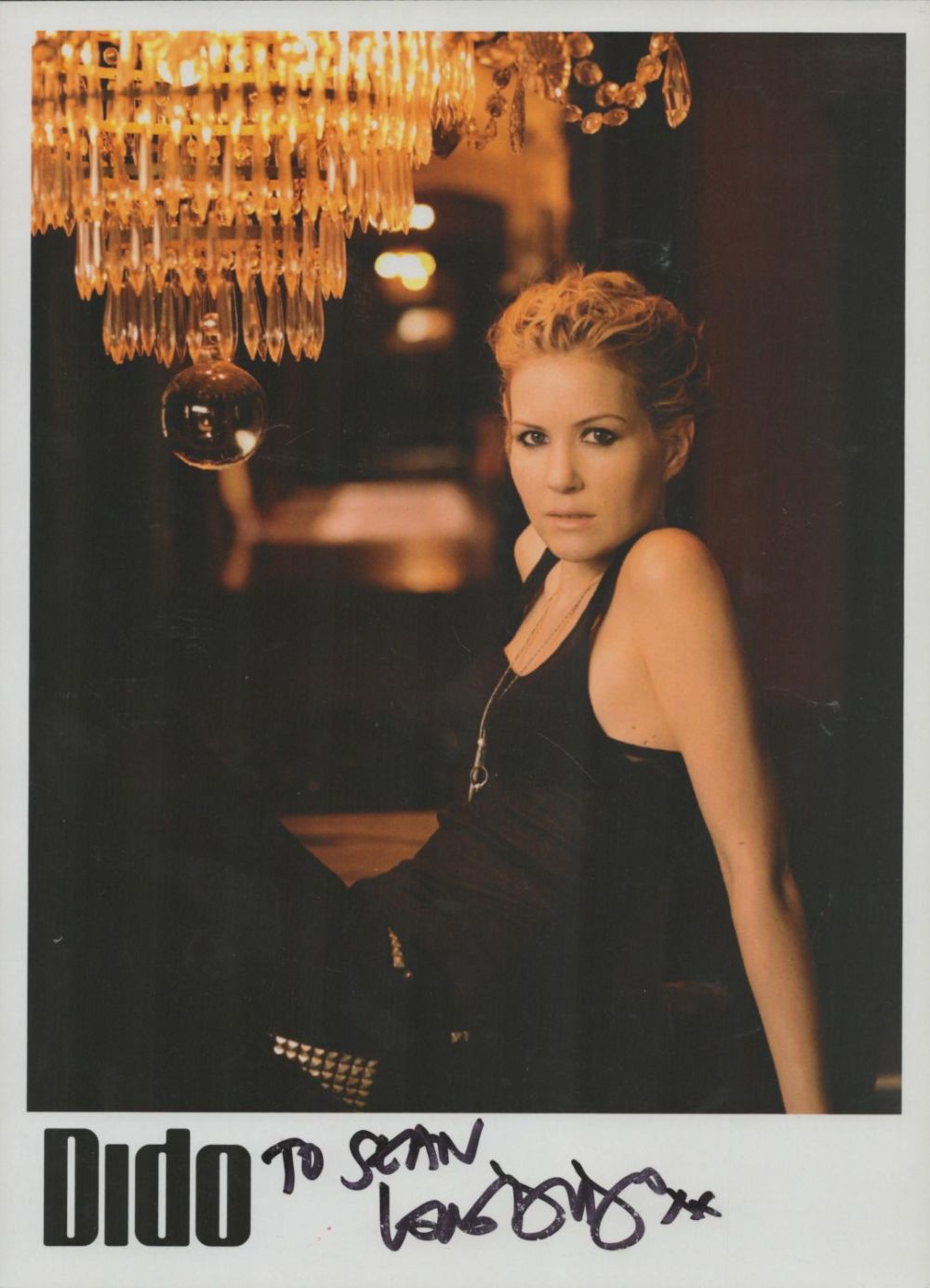 Lot 174: Dido signed 12x8 inch colour promo photo. Good...