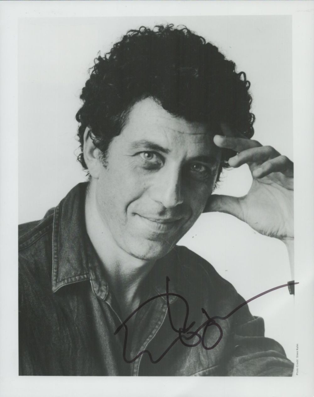 Lot 178: Eric Bogosian signed 10x8 inch black and white...