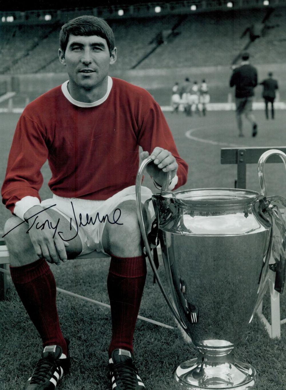 Lot 203: Autographed TONY DUNNE 16 x 12 Photo :...